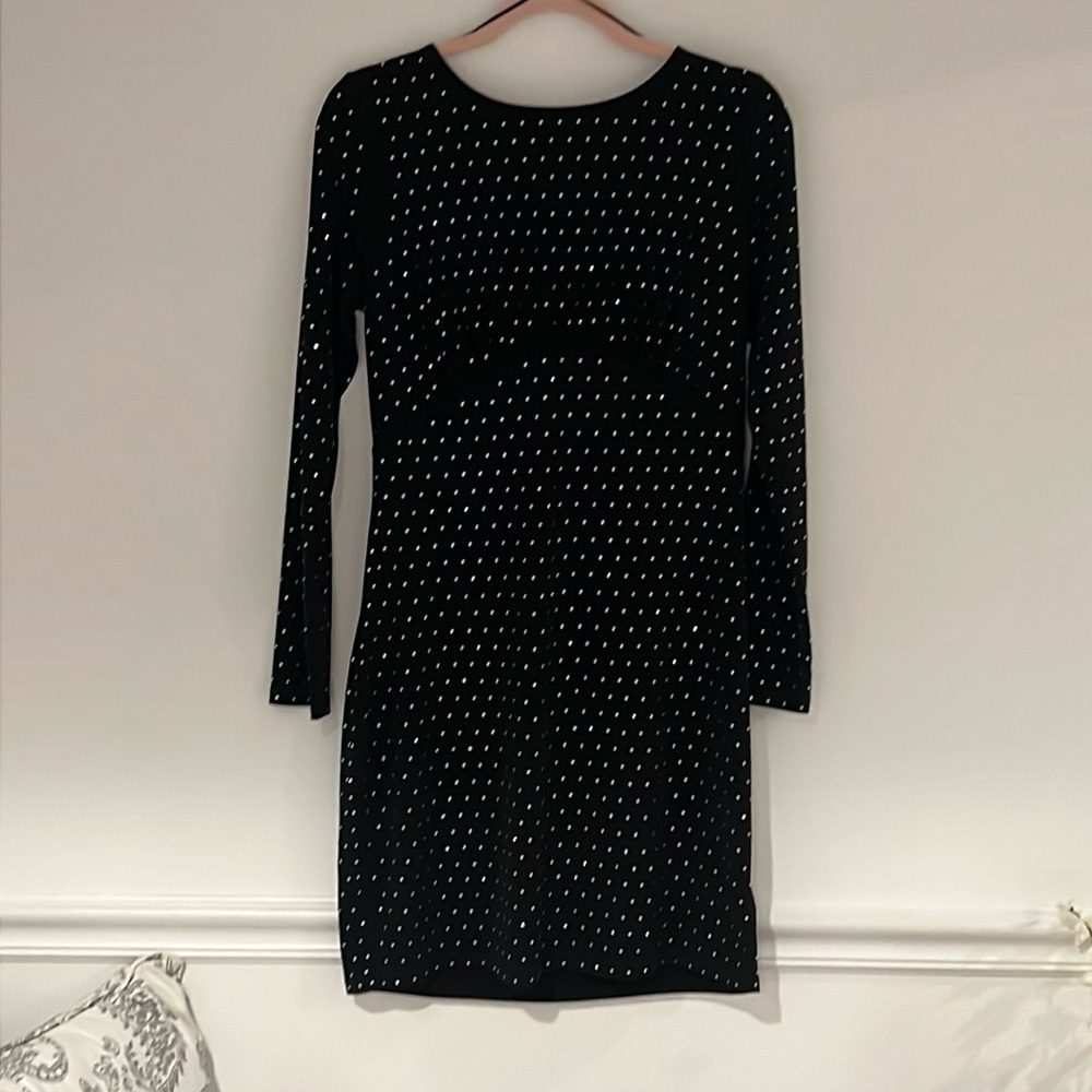 Michael, Michael Kors dress black with silver sparkle